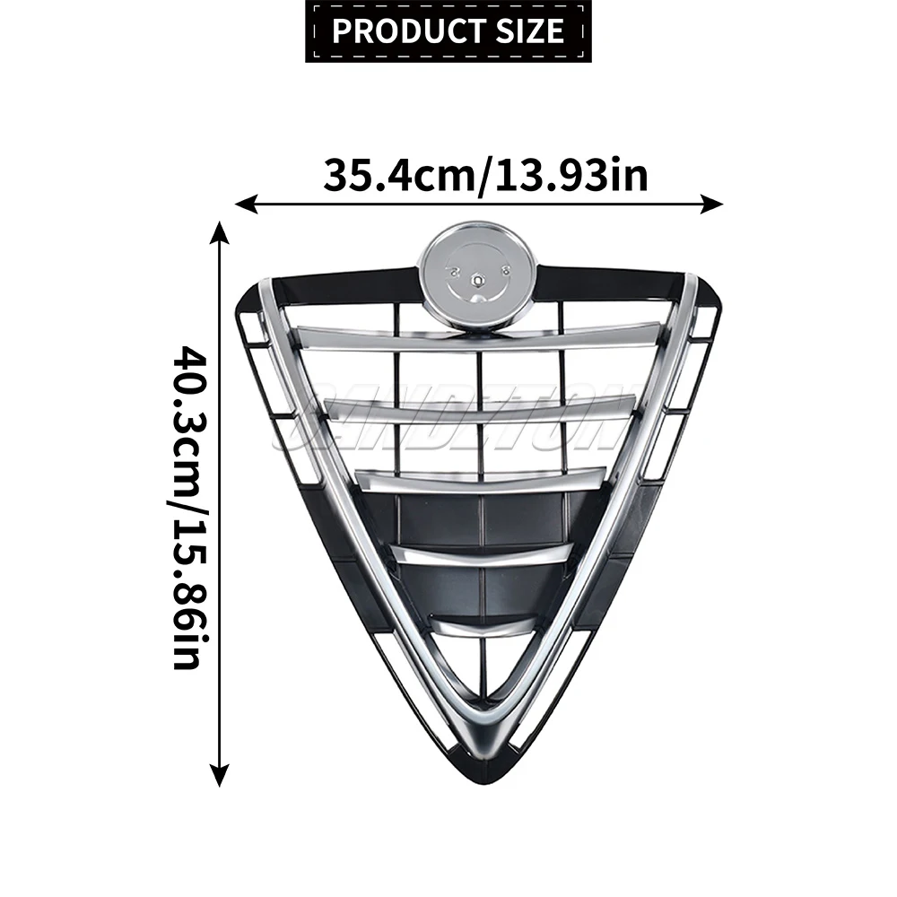 New 156112051 156105186 Front Bumper Air Intake radiator grill Shield For Alfa Romeo Giulietta 940 Chrome Black car accessories
New 156112051 156105186 Front Bumper Air Intake radiator grill Shield For Alfa Romeo Giulietta 940 Chrome Black car accessories