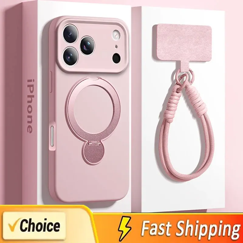 For iPhone 17 Pro Max Lanyard Magnetic Phone Case For iPhone Air 16 13 15 14 Pro Max For Magsafe Wireless Charge Silicone Cover
For iPhone 17 Pro Max Lanyard Magnetic Phone Case For iPhone Air 16 13 15 14 Pro Max For Magsafe Wireless Charge Silicone Cover