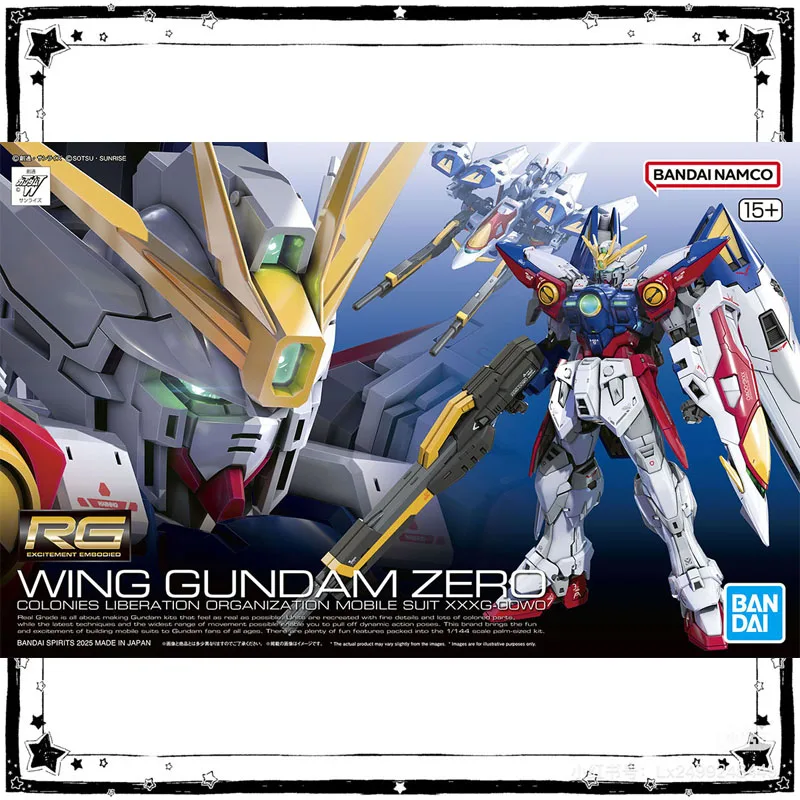 In Stock Bandai Gundam Model Kit Anime Figure RG 1/144 Wing Gundam Zero Anime Action Figure Collection Assembly Model Toys Gifts
In Stock Bandai Gundam Model Kit Anime Figure RG 1/144 Wing Gundam Zero Anime Action Figure Collection Assembly Model Toys Gifts