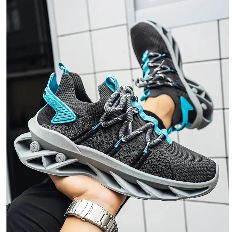 Men's new flying woven shoes, mecha shoes, socks, thick soled versatile sports shoes
Men's new flying woven shoes, mecha shoes, socks, thick soled versatile sports shoes