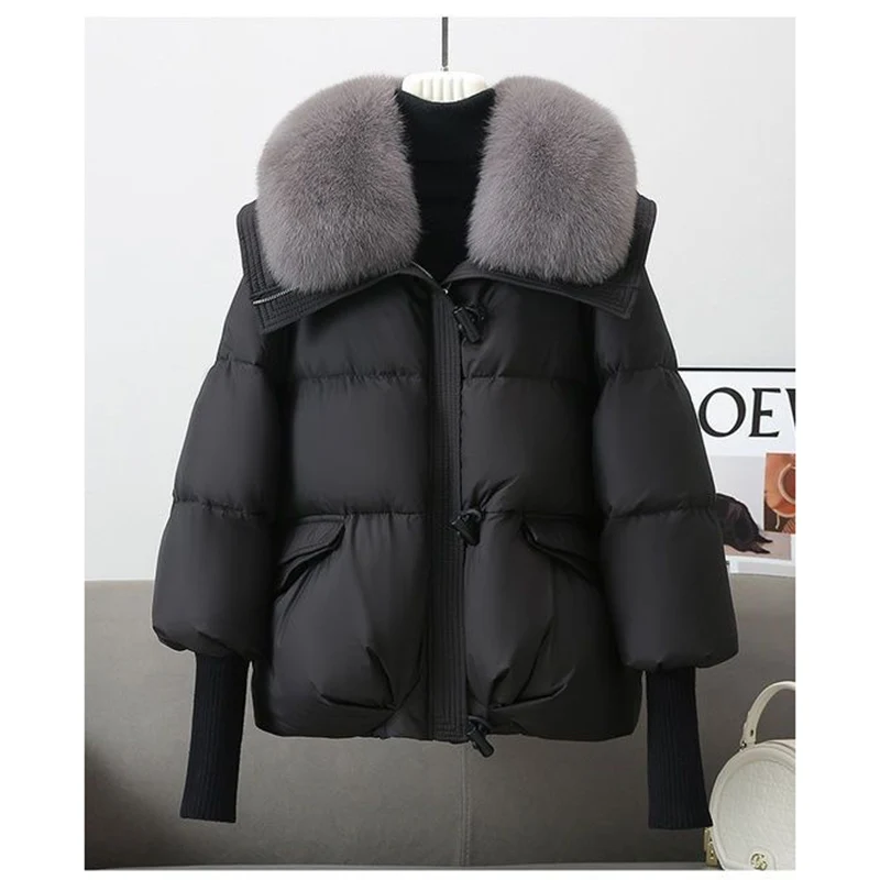 Cotton-Padded Fur Jacket Women's Winter Warm Cotton Padded Coat Thin Light Parkas Overcoat Short Hooded Outerwear
Cotton-Padded Fur Jacket Women's Winter Warm Cotton Padded Coat Thin Light Parkas Overcoat Short Hooded Outerwear
