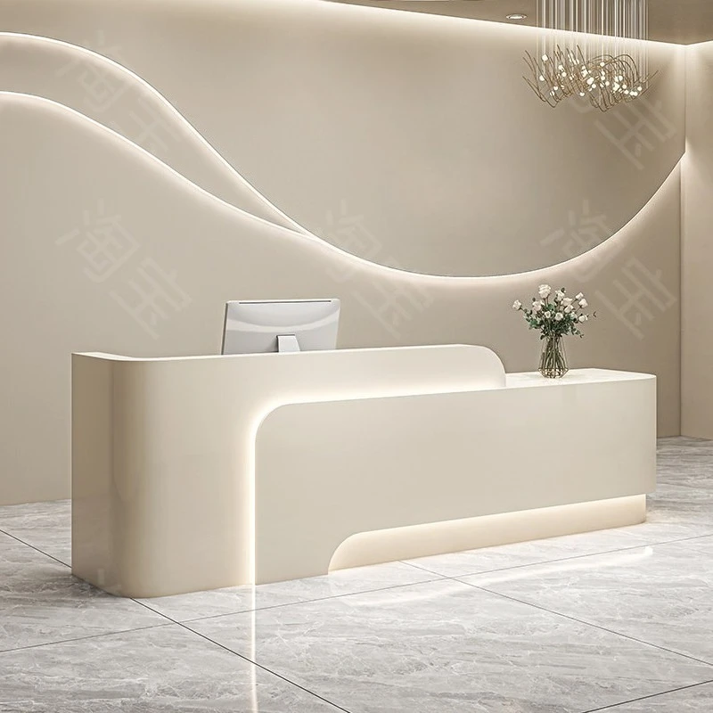 Modern Minimalist Beauty Salon Reception Desk Nordic Cream Style Clothing Store Cashier Counter Clinic Office Furniture FYRD
Modern Minimalist Beauty Salon Reception Desk Nordic Cream Style Clothing Store Cashier Counter Clinic Office Furniture FYRD