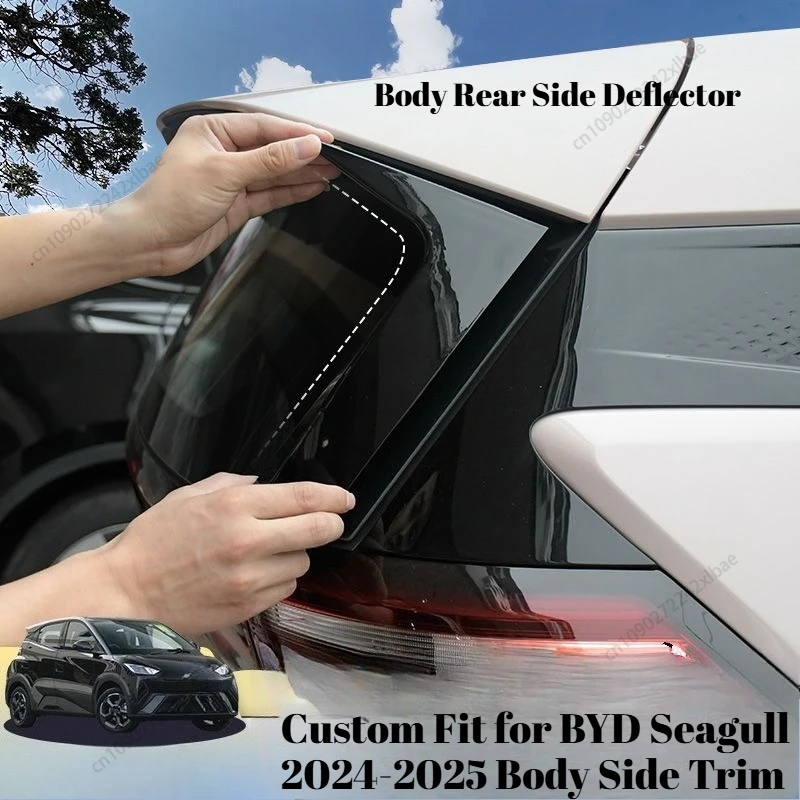 Custom Fit for BYD Seagull 2024-2025 Body Side Trim, Rear Diffuser & Wind Deflector, Drill-Free Rear Wing Exterior Upgrade Parts
Custom Fit for BYD Seagull 2024-2025 Body Side Trim, Rear Diffuser & Wind Deflector, Drill-Free Rear Wing Exterior Upgrade Parts