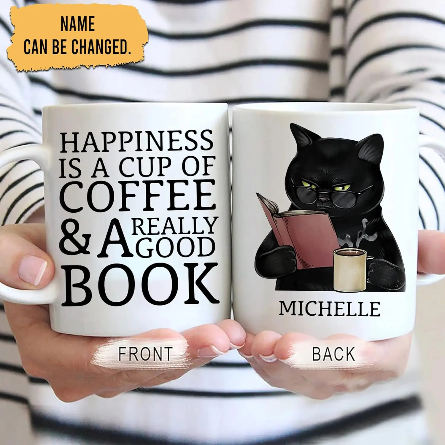 Personalized Gifts For Book Reading Lover Teacher School Librarian Assistant Coffee Lover - Happiness Is A Cup Of Coffee
Personalized Gifts For Book Reading Lover Teacher School Librarian Assistant Coffee Lover - Happiness Is A Cup Of Coffee