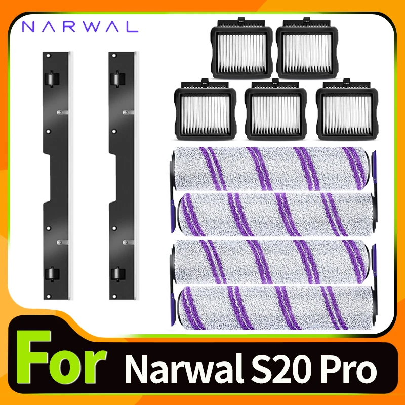 Compatible for 나르월 Narwal S20 Pro Vacuum Mop Cleaner Accessories Brush Roller and HEPA Filter Replacement Spare Parts
Compatible for 나르월 Narwal S20 Pro Vacuum Mop Cleaner Accessories Brush Roller and HEPA Filter Replacement Spare Parts
