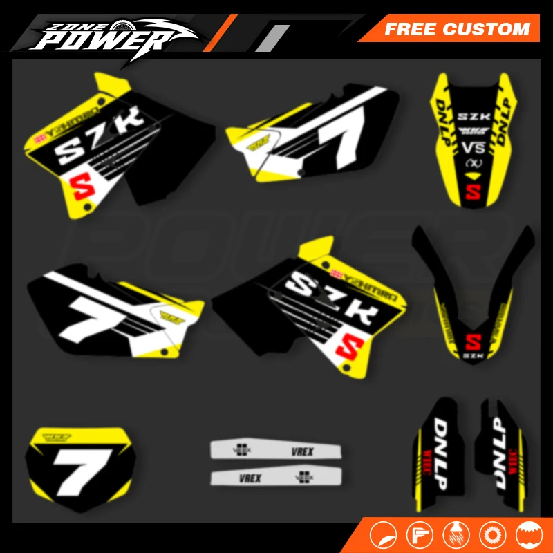 Наклейки Powerzone, мотоциклетная графика для RM125 RM250 RM125 250 2001-2012, номер, имя, фон на заказ 02
Наклейки Powerzone, мотоциклетная графика для RM125 RM250 RM125 250 2001-2012, номер, имя, фон на заказ 02