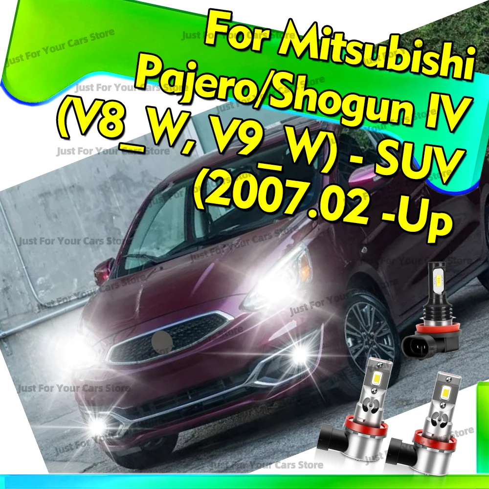 2/6x Wireless Head Lamp 6000K LED Headlights Fog Bulbs For Mitsubishi Pajero/Shogun IV (V8_W, V9_W) SUV 2007 2008 2009 2010-2025
2/6x Wireless Head Lamp 6000K LED Headlights Fog Bulbs For Mitsubishi Pajero/Shogun IV (V8_W, V9_W) SUV 2007 2008 2009 2010-2025