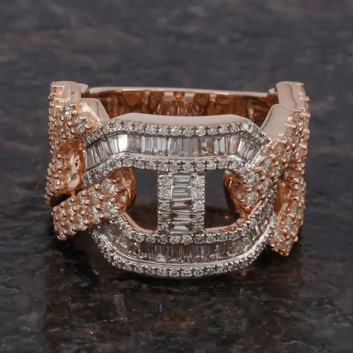Hip Hop Moissanite Cuban Link Ring Gold Plated 925 Silver with Moissanite Cuban Rings
Hip Hop Moissanite Cuban Link Ring Gold Plated 925 Silver with Moissanite Cuban Rings