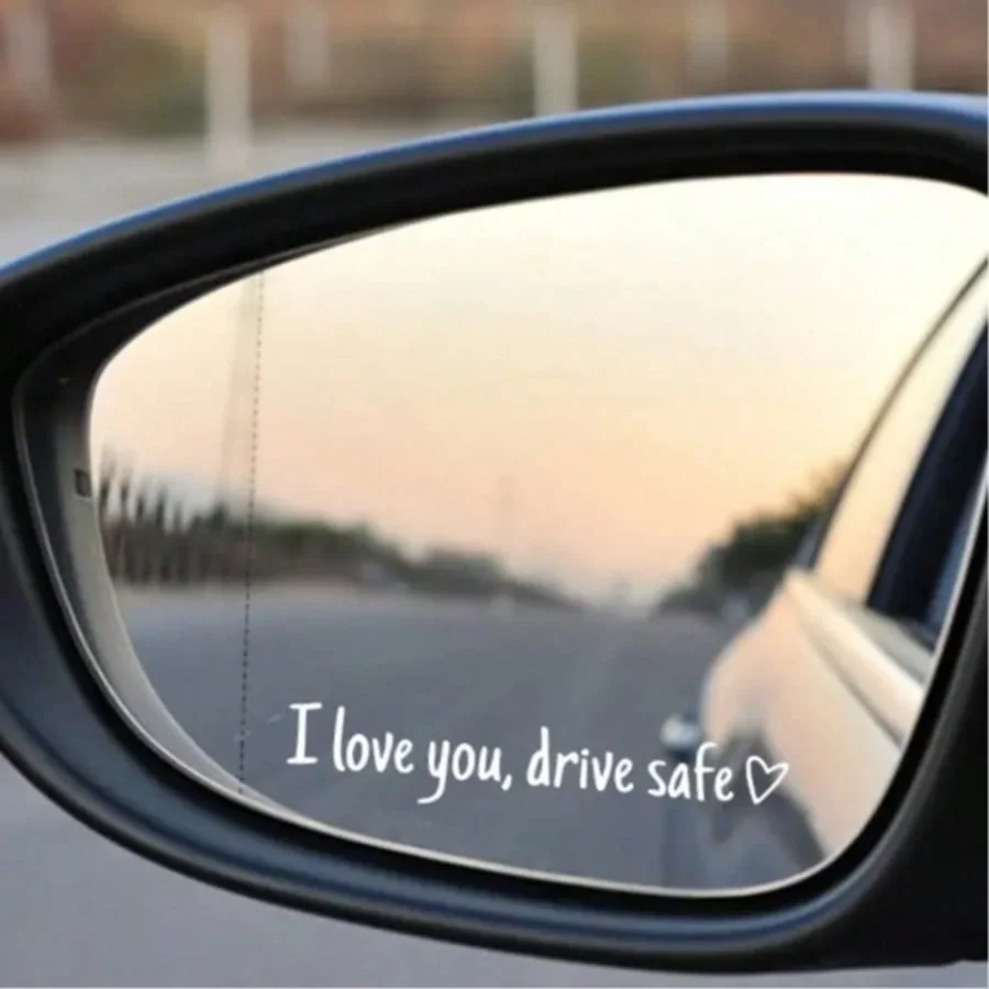 Car Rearview Mirror Stickers With the Text "I Love You Drive In English; Interior Rearview Mirror Decorative Stickers; Couple's Love Confession Stickers; Pink Personalized Waterproof Car Stickers; Universal Car Interior Modification Stickers..
Car Rearview Mirror Stickers With the Text "I Love You Drive In English; Interior Rearview Mirror Decorative Stickers; Couple's Love Confession Stickers; Pink Personalized Waterproof Car Stickers; Universal Car Interior Modification Stickers..