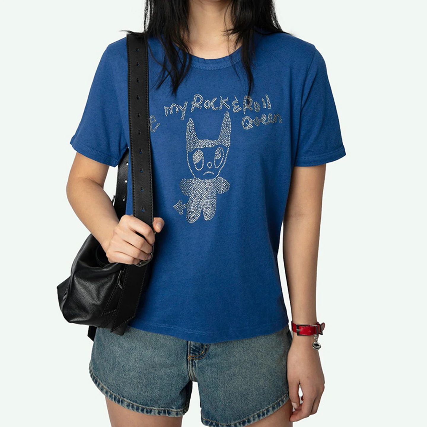 Новая летняя женская хлопковая круглая футболка Ne ort Sve со стразами и вышивкой, свободный крой, крутой топ Feeling Faion
Новая летняя женская хлопковая круглая футболка Ne ort Sve со стразами и вышивкой, свободный крой, крутой топ Feeling Faion