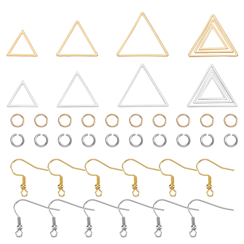 Geometry Charm Drop Earrings DIY Making Kit Include 304 Stainless Steel Linking Ring Jump Ring Earring Hooks Mixed Color
Geometry Charm Drop Earrings DIY Making Kit Include 304 Stainless Steel Linking Ring Jump Ring Earring Hooks Mixed Color