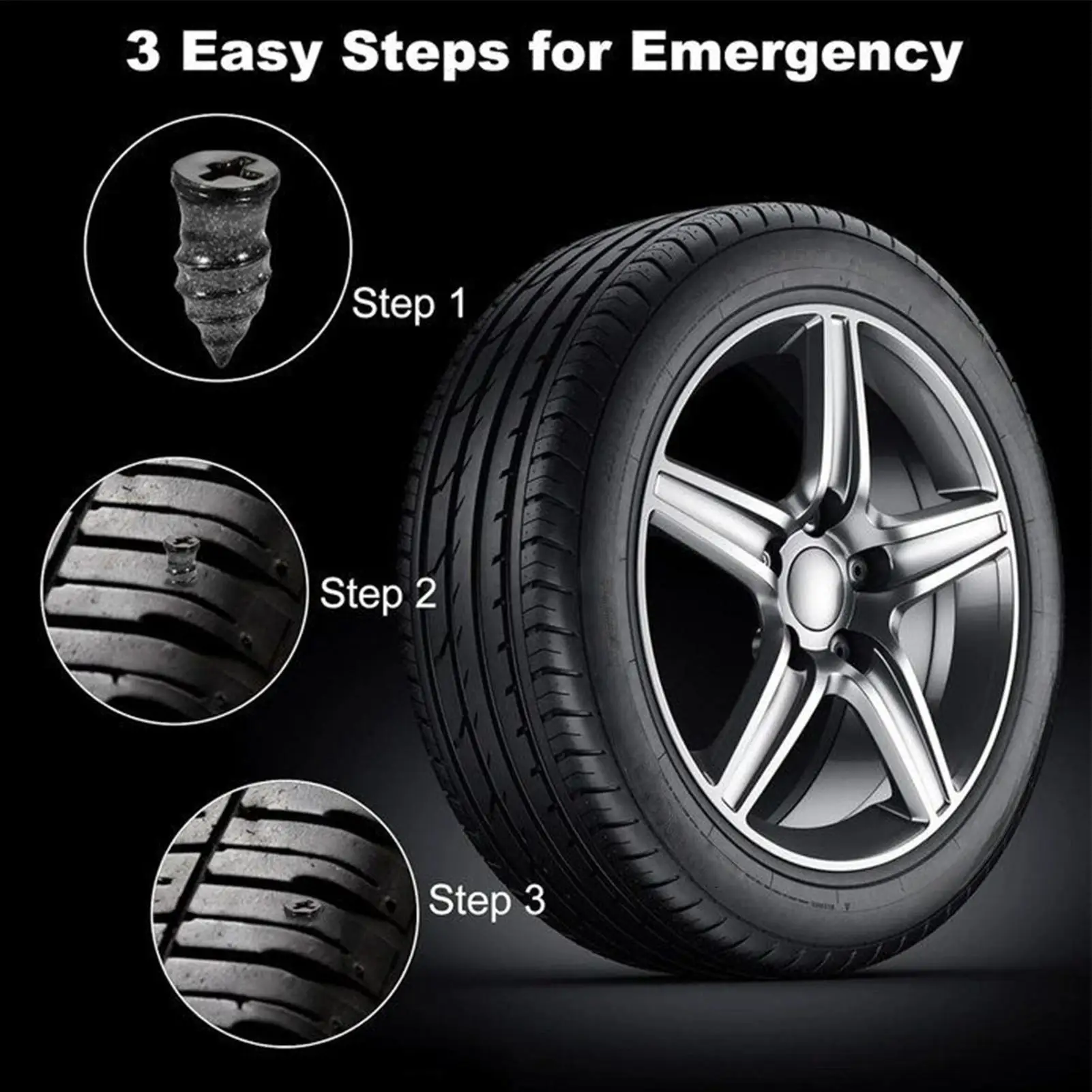 Винтовые заглушки для шин, 84-компонентные сверхмощные, быстрая фиксация, профессиональные заглушки для бескамерных шин, комплект для ремонта винтов для автомобиля, грузовика, внедорожника, квадроцикла
Винтовые заглушки для шин, 84-компонентные сверхмощные, быстрая фиксация, профессиональные заглушки для бескамерных шин, комплект для ремонта винтов для автомобиля, грузовика, внедорожника, квадроцикла