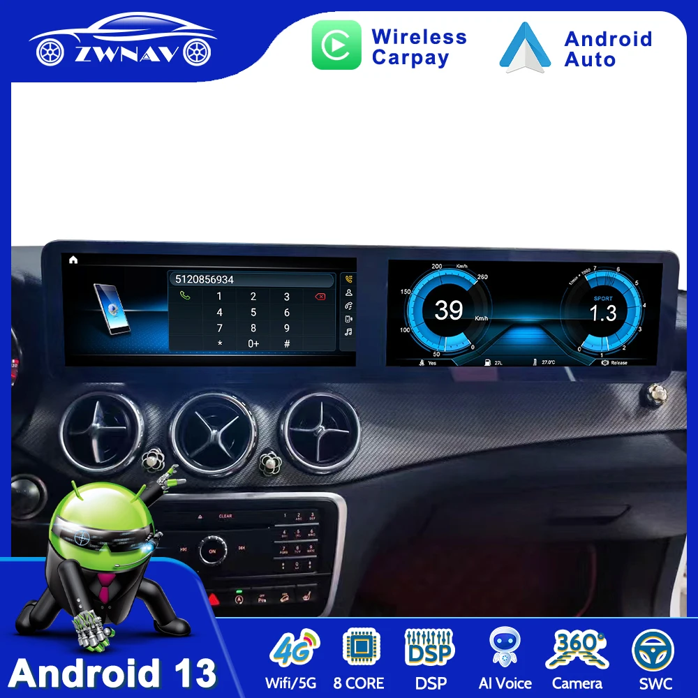 12,3-дюймовый сенсорный экран Android Автомобильный радиоприемник 128G Android Carplay для Mercedes Benz A/CLC/GLA 2013-2018 Навигация GPS Видеоплеер
12,3-дюймовый сенсорный экран Android Автомобильный радиоприемник 128G Android Carplay для Mercedes Benz A/CLC/GLA 2013-2018 Навигация GPS Видеоплеер