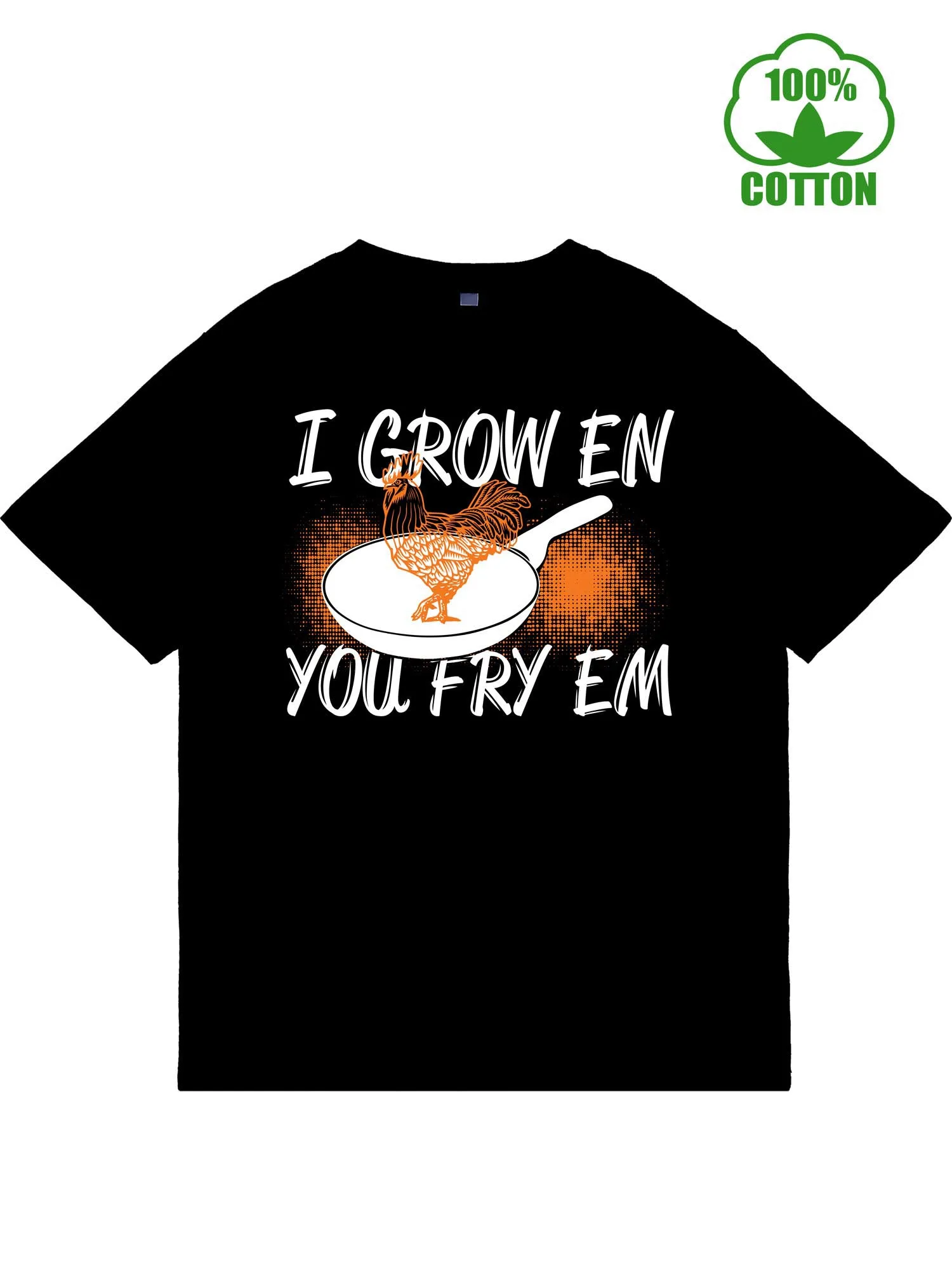 Классические мужские футболки I Crow En You Fry Em, мужские футболки с короткими рукавами и круглым вырезом, мужская футболка из чистого хлопка
Классические мужские футболки I Crow En You Fry Em, мужские футболки с короткими рукавами и круглым вырезом, мужская футболка из чистого хлопка