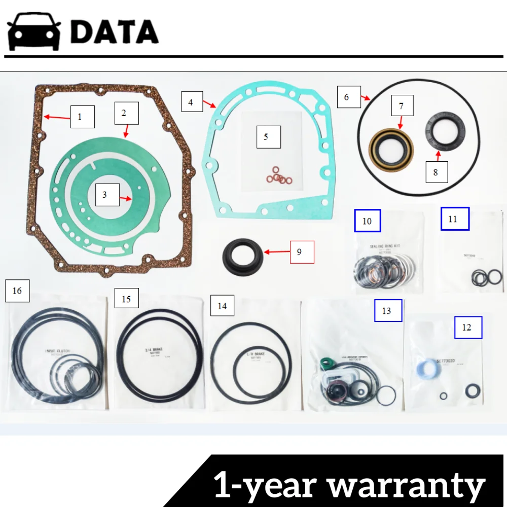 For MITSUBISHI CHRYSLER DODGE CHALLENGER JEEP 42RLE Car Accessories Auto Transmission Master Rebuild Kit Tools
For MITSUBISHI CHRYSLER DODGE CHALLENGER JEEP 42RLE Car Accessories Auto Transmission Master Rebuild Kit Tools