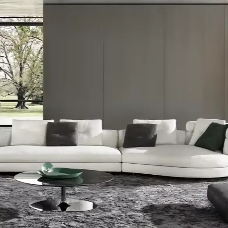 Sofa Italian Minimalist Fabric Set Modern Living Room Curved
Sofa Italian Minimalist Fabric Set Modern Living Room Curved
