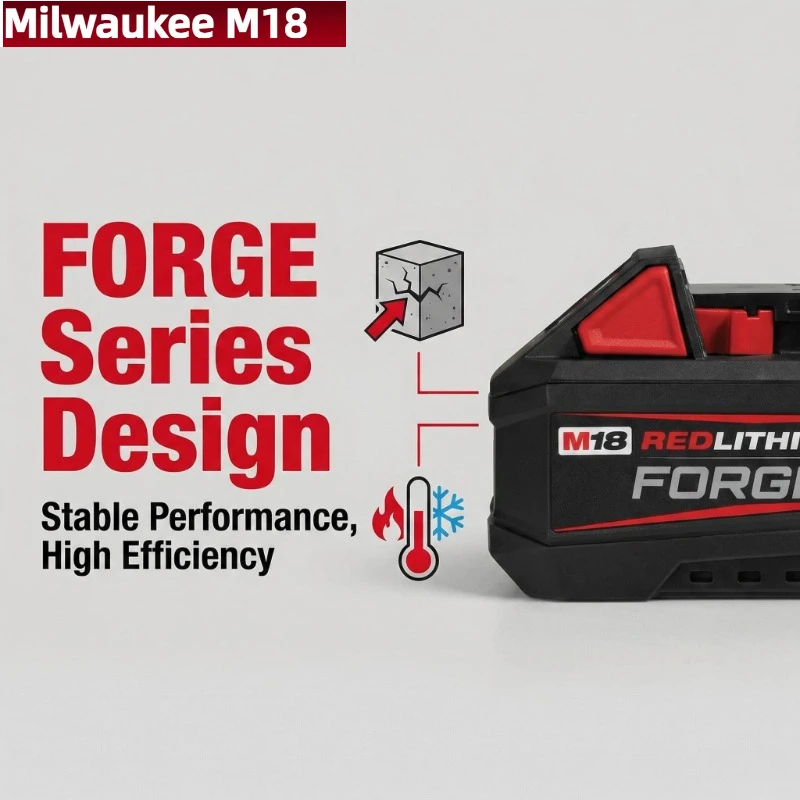 Milwaukee M18 18V XC 6.0Ah Replacement Lithium Battery , Compatible with 48-11-1815 48-11-1850 2604-22 Power Tools
Milwaukee M18 18V XC 6.0Ah Replacement Lithium Battery , Compatible with 48-11-1815 48-11-1850 2604-22 Power Tools
