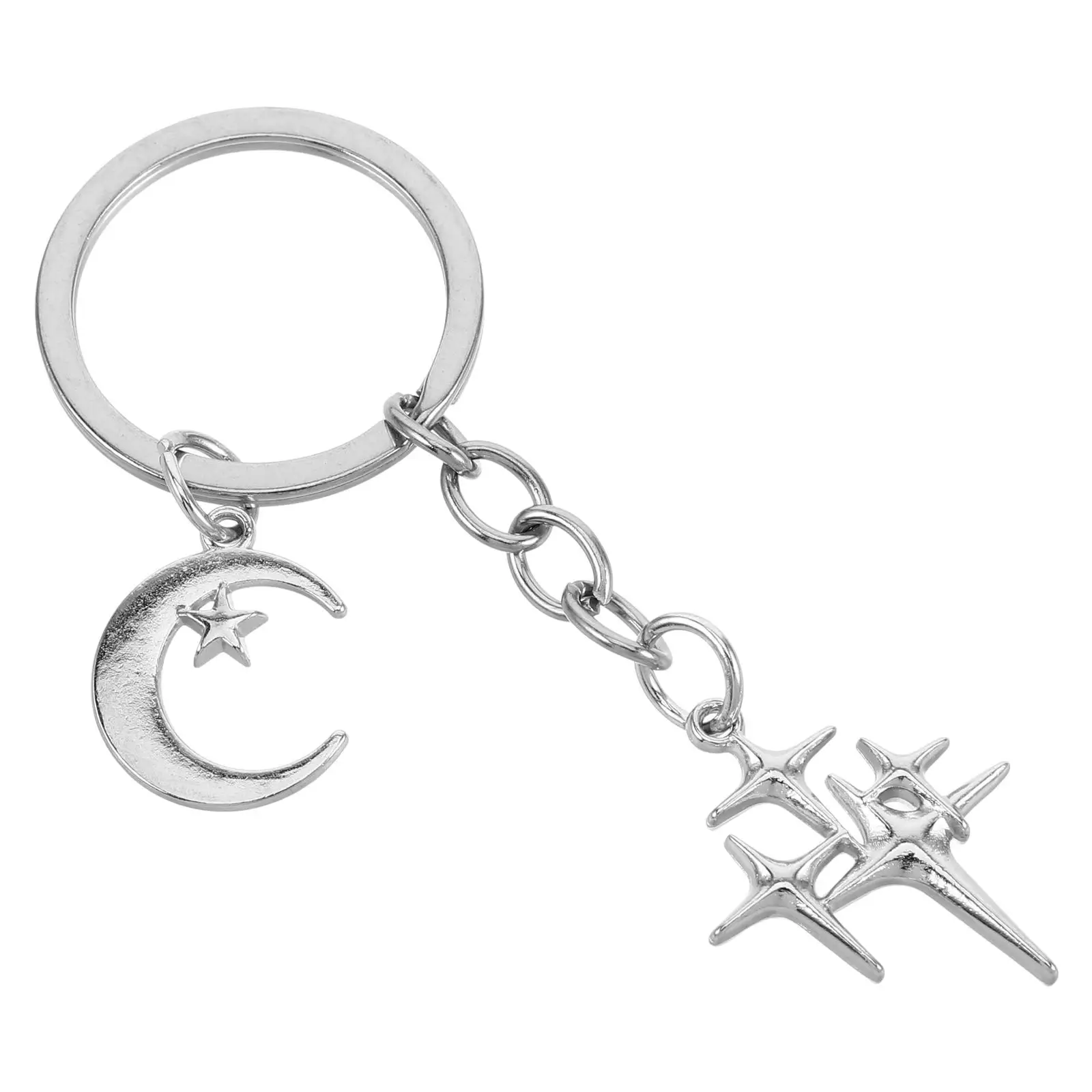 Star Moon Handbag Charms Pendant Backpack Purse Silver Cute Accessories Star Moon Pendant Girls Keychain Car Keyring Handbag Key
Star Moon Handbag Charms Pendant Backpack Purse Silver Cute Accessories Star Moon Pendant Girls Keychain Car Keyring Handbag Key