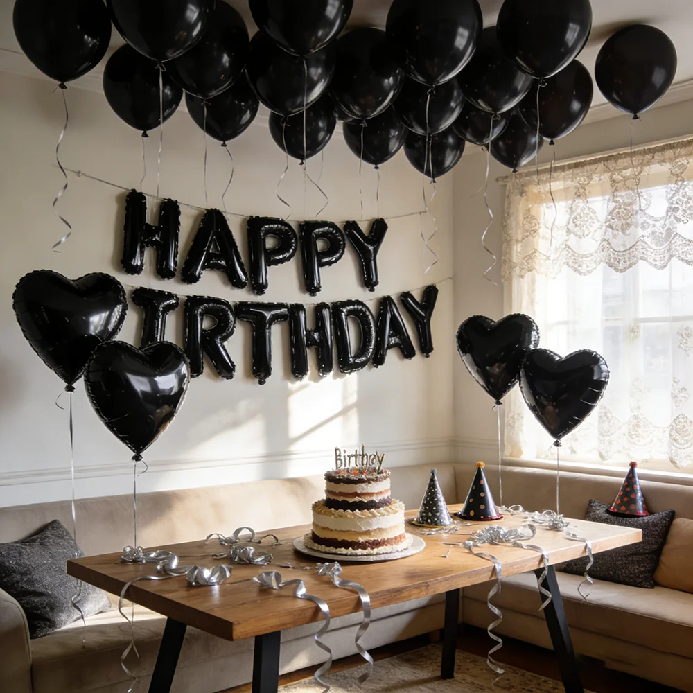 6 Styles Birthday Balloon Set Including 12inch Latex Balloons 16inch Foil Balloon Letters Happy Birthday 18inch Heart Balloon
6 Styles Birthday Balloon Set Including 12inch Latex Balloons 16inch Foil Balloon Letters Happy Birthday 18inch Heart Balloon