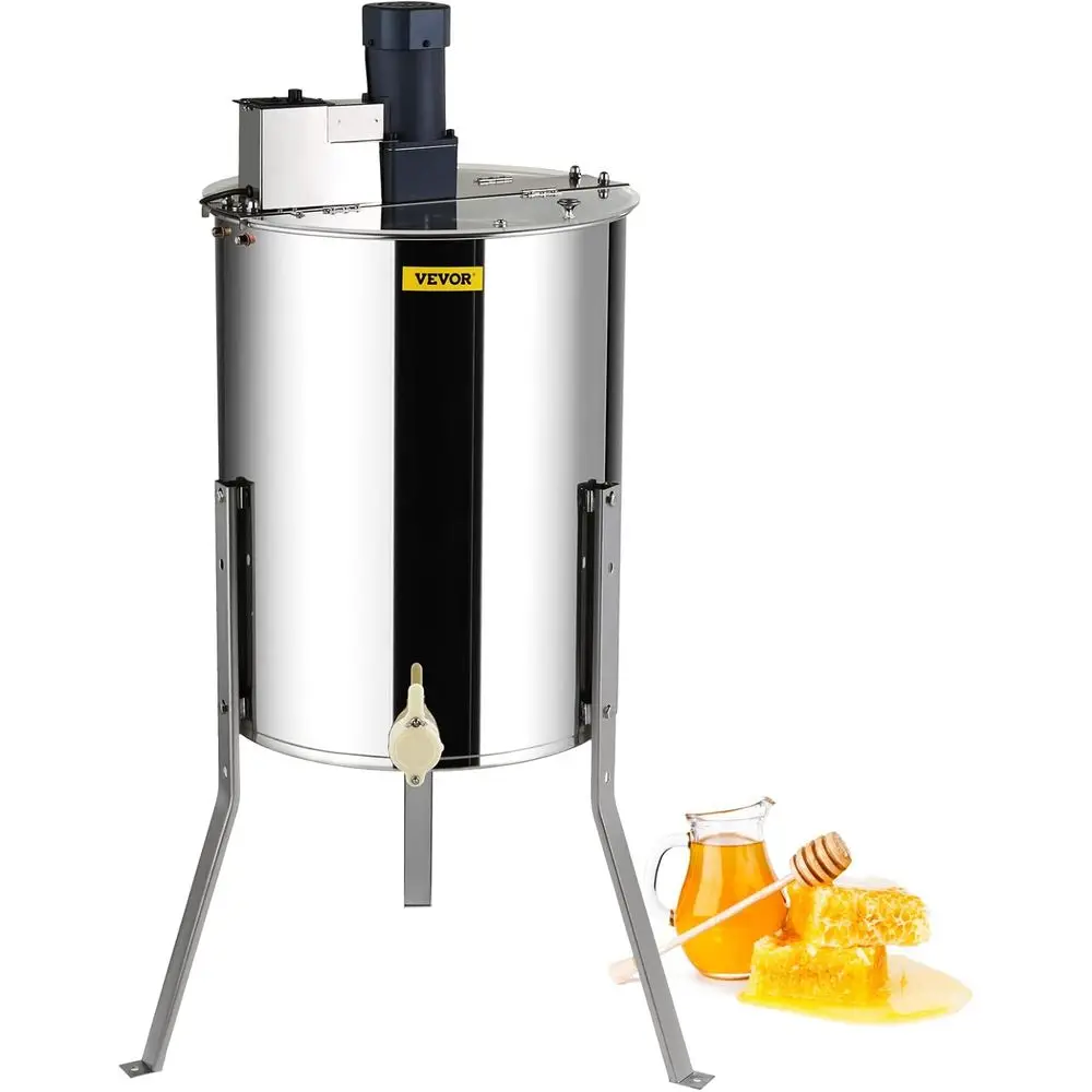 Electric ey Extractor, 4/8 rame StainlSteel eekeng Extraction, eycomDrum Spinner witTransparent Lid, Apiary CentriuEquipment wit
Electric ey Extractor, 4/8 rame StainlSteel eekeng Extraction, eycomDrum Spinner witTransparent Lid, Apiary CentriuEquipment wit
