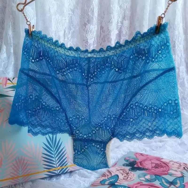 Women's Sexy Ultra-thin Lace See Through Briefs Sissy Hollow Out Erotic Lingerie Soft Breathable Comfortable Boyshort Panties
Women's Sexy Ultra-thin Lace See Through Briefs Sissy Hollow Out Erotic Lingerie Soft Breathable Comfortable Boyshort Panties
