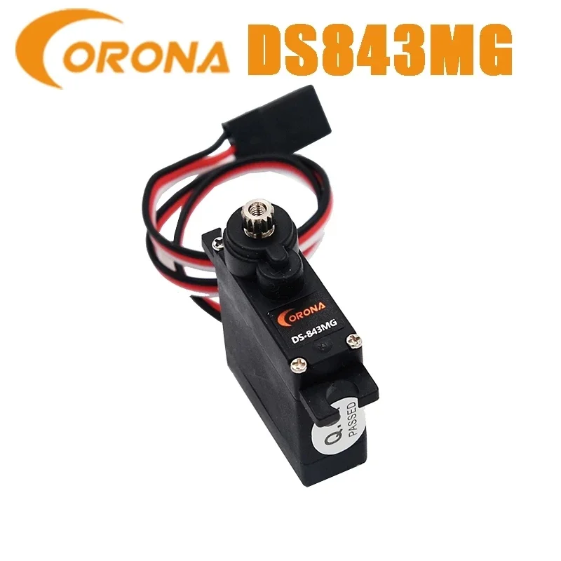 Corona DS843MG/ DS-843MG Digital High Torque Micro Servo 4.8kg / 0.10sec / 11.5g
Corona DS843MG/ DS-843MG Digital High Torque Micro Servo 4.8kg / 0.10sec / 11.5g