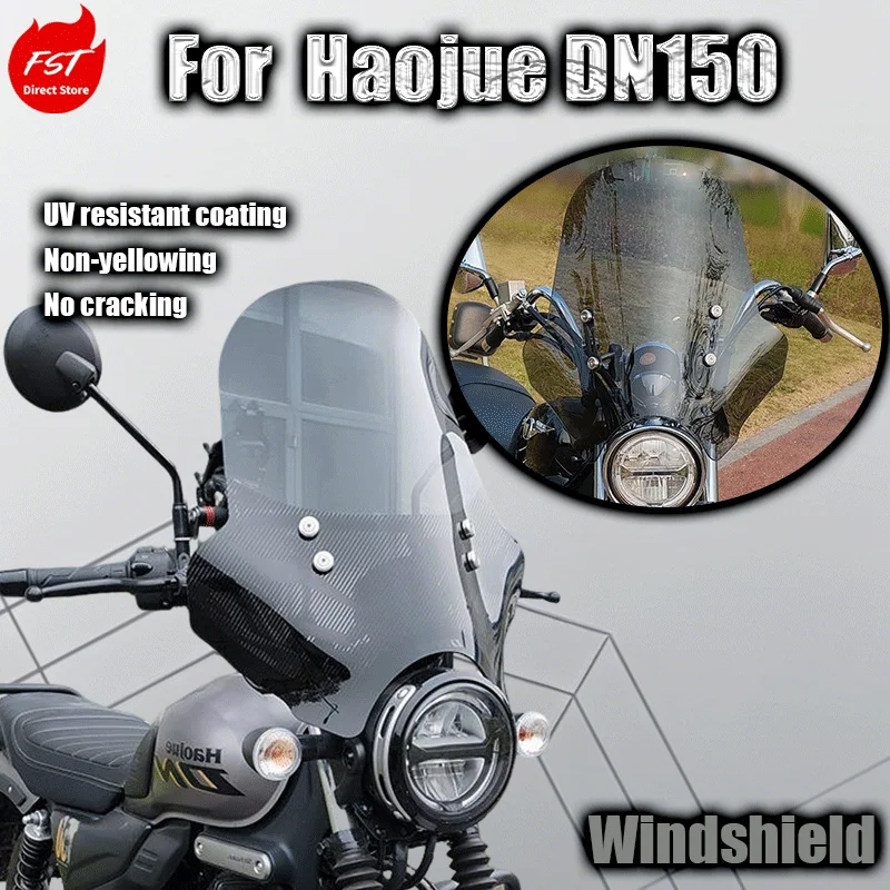 For Haojue DN150 windshield retro cruiser motorcycle modification parts winter front windshield glass
For Haojue DN150 windshield retro cruiser motorcycle modification parts winter front windshield glass