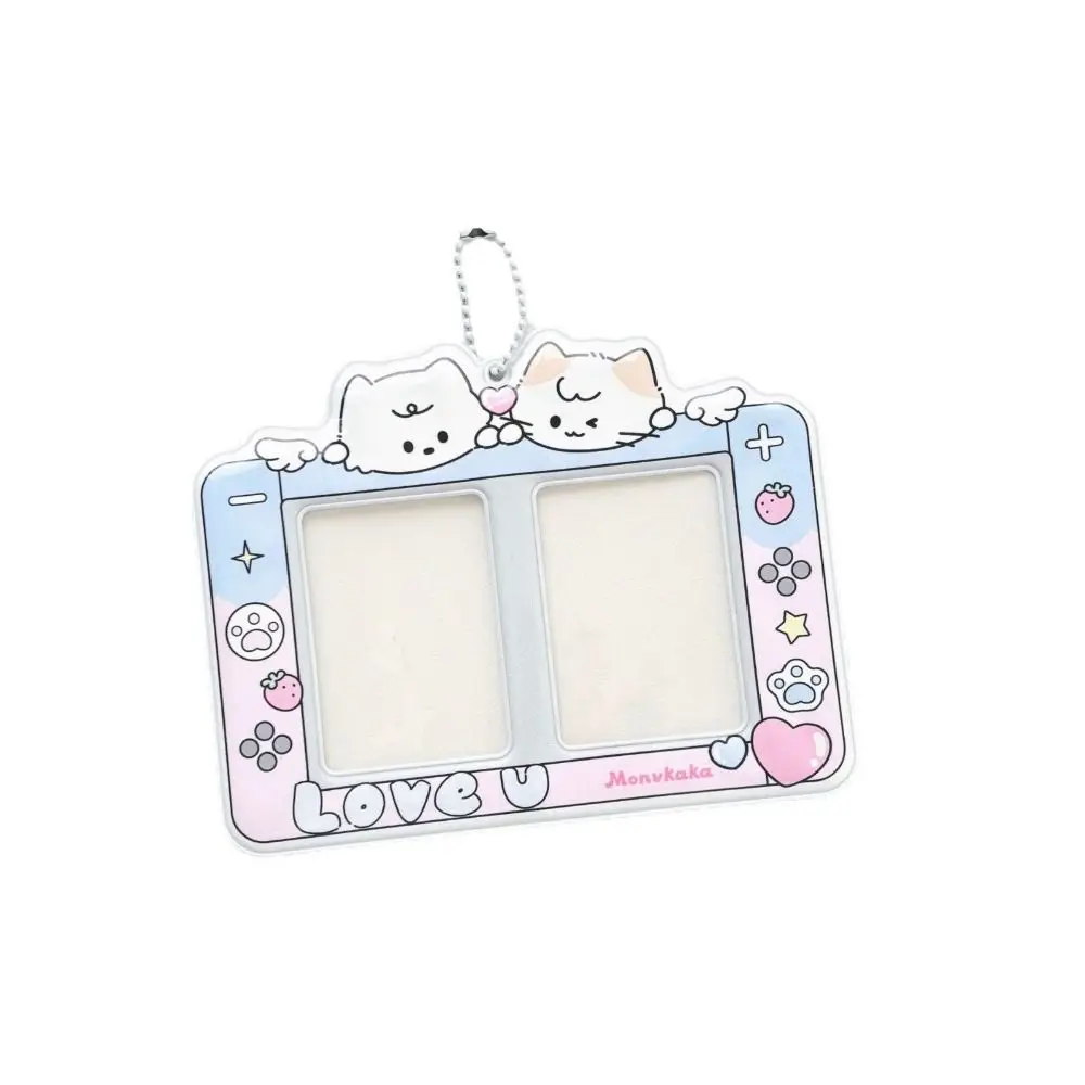 3-inch Photo Card Holder Animal Patterns 2-Grids Kpop Photocard Sleeve with Keychain Game Console Design Idol Card Cover Gift
3-inch Photo Card Holder Animal Patterns 2-Grids Kpop Photocard Sleeve with Keychain Game Console Design Idol Card Cover Gift