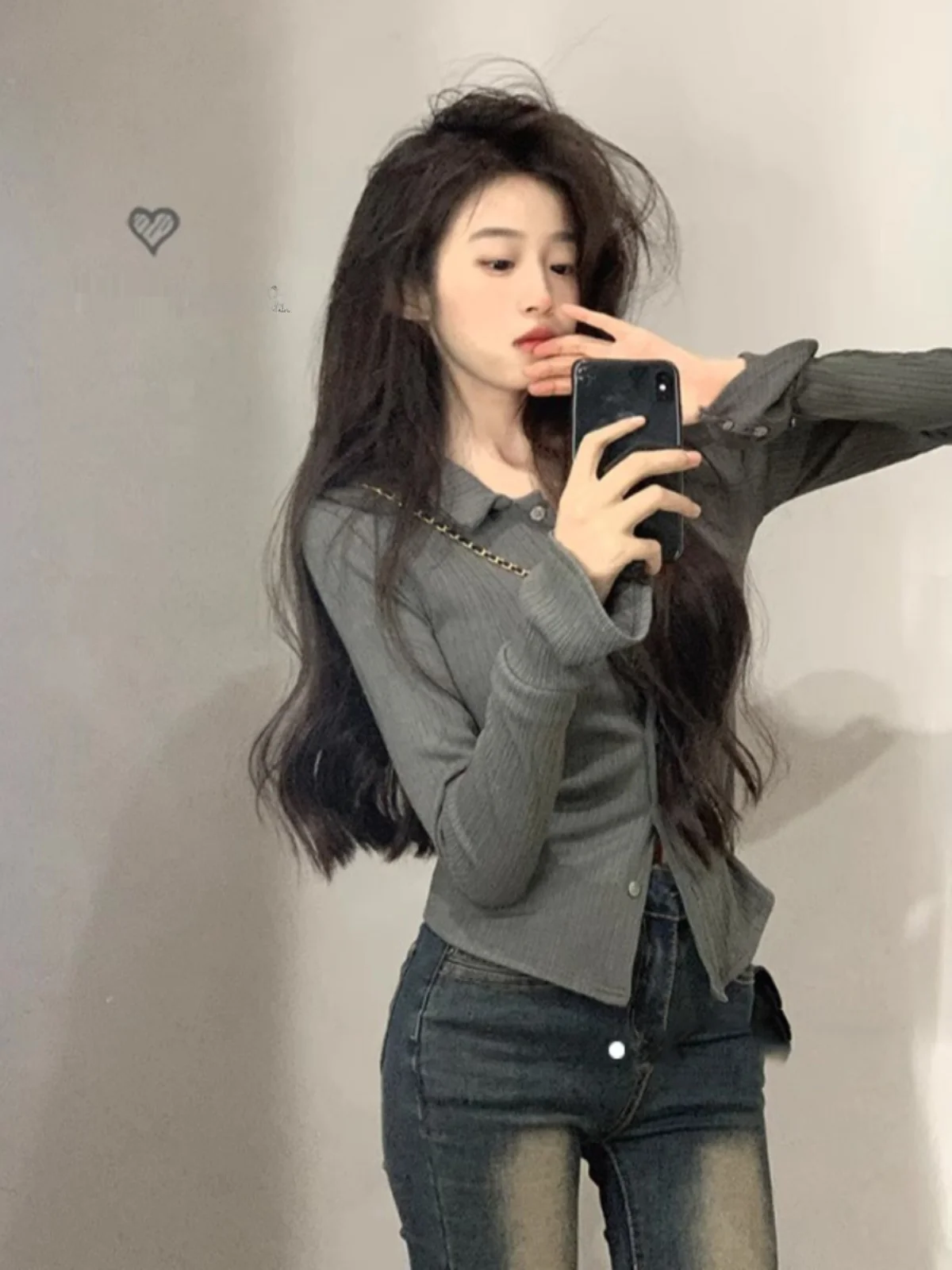Korean Sle Long Sve Slim Fit irt Women Early Autumn 2024 New Sle Ele Personali Inner Wear Top Commute Sle
Korean Sle Long Sve Slim Fit irt Women Early Autumn 2024 New Sle Ele Personali Inner Wear Top Commute Sle