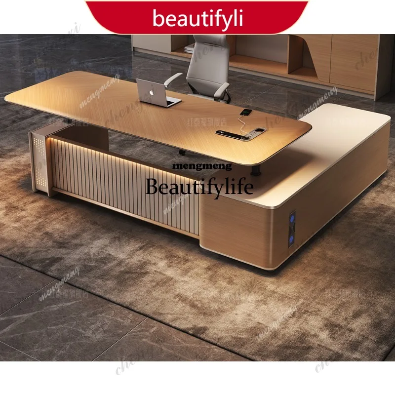 51 High-end intelligent electric lift boss table simple modern leadership luxury class desk president desk
51 High-end intelligent electric lift boss table simple modern leadership luxury class desk president desk