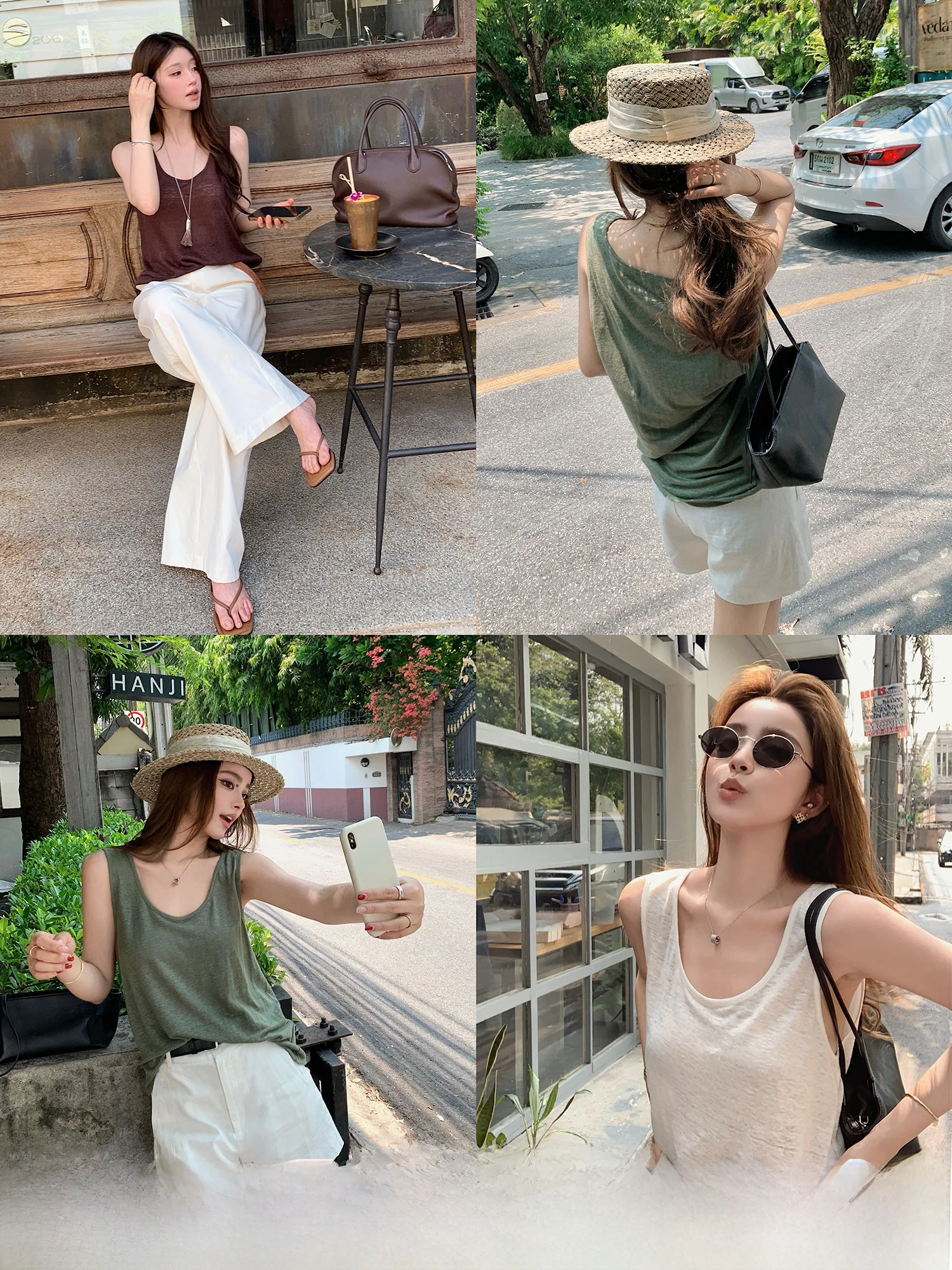 LILYLIKES Women's Linen Vest Loose Fit U-Neck Casual Style Breathable Comfortable Quality Feeling Simple Elegant Outerwear
LILYLIKES Women's Linen Vest Loose Fit U-Neck Casual Style Breathable Comfortable Quality Feeling Simple Elegant Outerwear