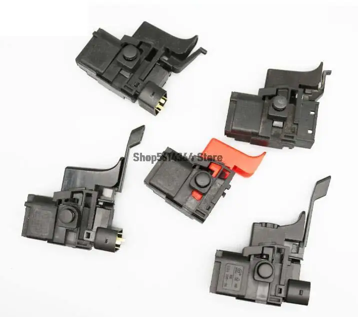 AC 250V 4(6)(8)A Black Case Lock On Trigger Switch for Bosch GSB 20/24/26 13RE Compact Drill 
AC 250V 4(6)(8)A Black Case Lock On Trigger Switch for Bosch GSB 20/24/26 13RE Compact Drill