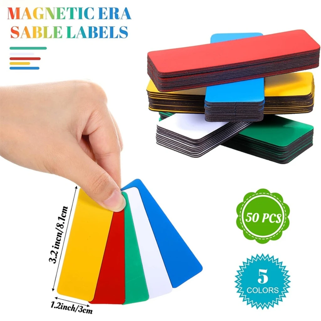 50 шт. для школы, магнитные этикетки для сухой протирки, 1,2 x 3,2 дюйма, многоразовые магнитные этикетки с именами, наклейки, подходящие для классных комнат, офисов
50 шт. для школы, магнитные этикетки для сухой протирки, 1,2 x 3,2 дюйма, многоразовые магнитные этикетки с именами, наклейки, подходящие для классных комнат, офисов