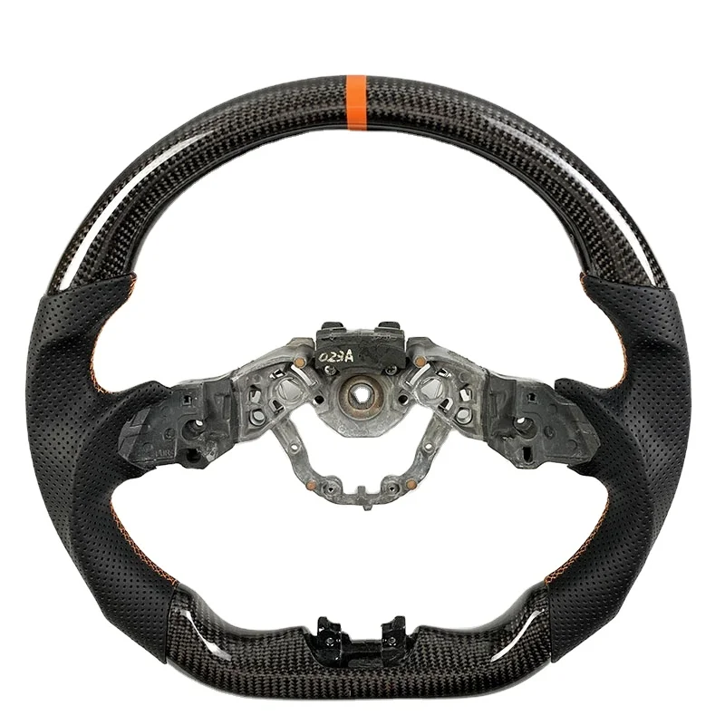 Auto Parts Real Carbon Fiber Steering Wheel Covered with Perforated Leather for Nissan X-Trail 350Z 370z Without airbags
Auto Parts Real Carbon Fiber Steering Wheel Covered with Perforated Leather for Nissan X-Trail 350Z 370z Without airbags