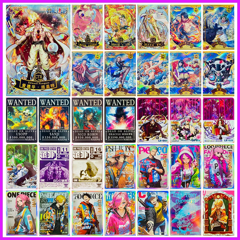 Anime ONE PIECE Rare GTR HR GP LR UR FRD Collectible Cards Sanji Law Reiju Luffy Perona Bonney Zoro Toys for Boys Birthday Gift
Anime ONE PIECE Rare GTR HR GP LR UR FRD Collectible Cards Sanji Law Reiju Luffy Perona Bonney Zoro Toys for Boys Birthday Gift