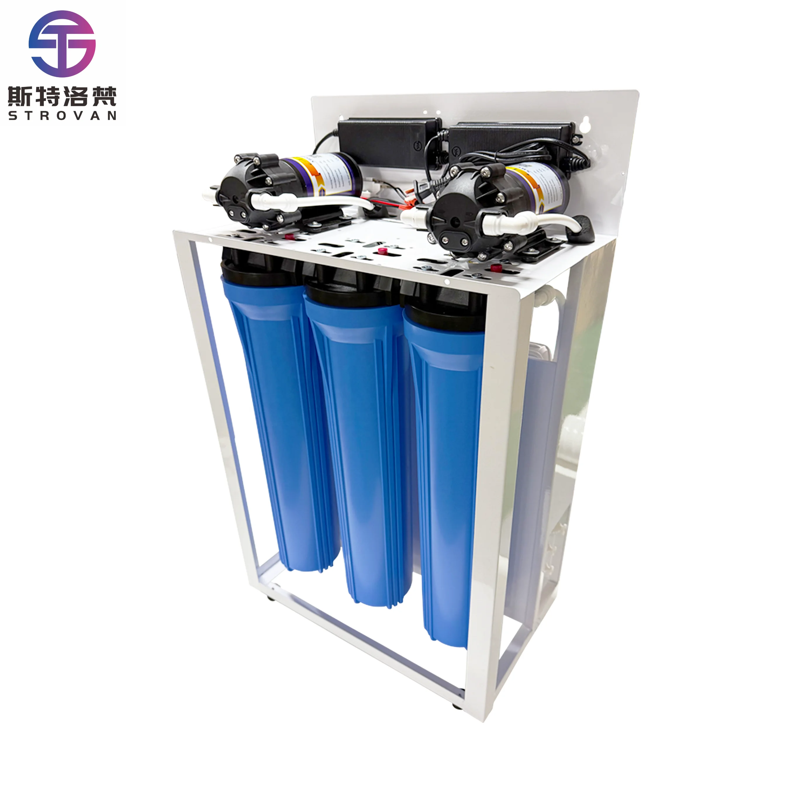 STLF Big Blue 5-Stage Electric Whole House Reverse Osmosis Water Treatment System Safe Drinking RO Filter for Use Hotels
STLF Big Blue 5-Stage Electric Whole House Reverse Osmosis Water Treatment System Safe Drinking RO Filter for Use Hotels