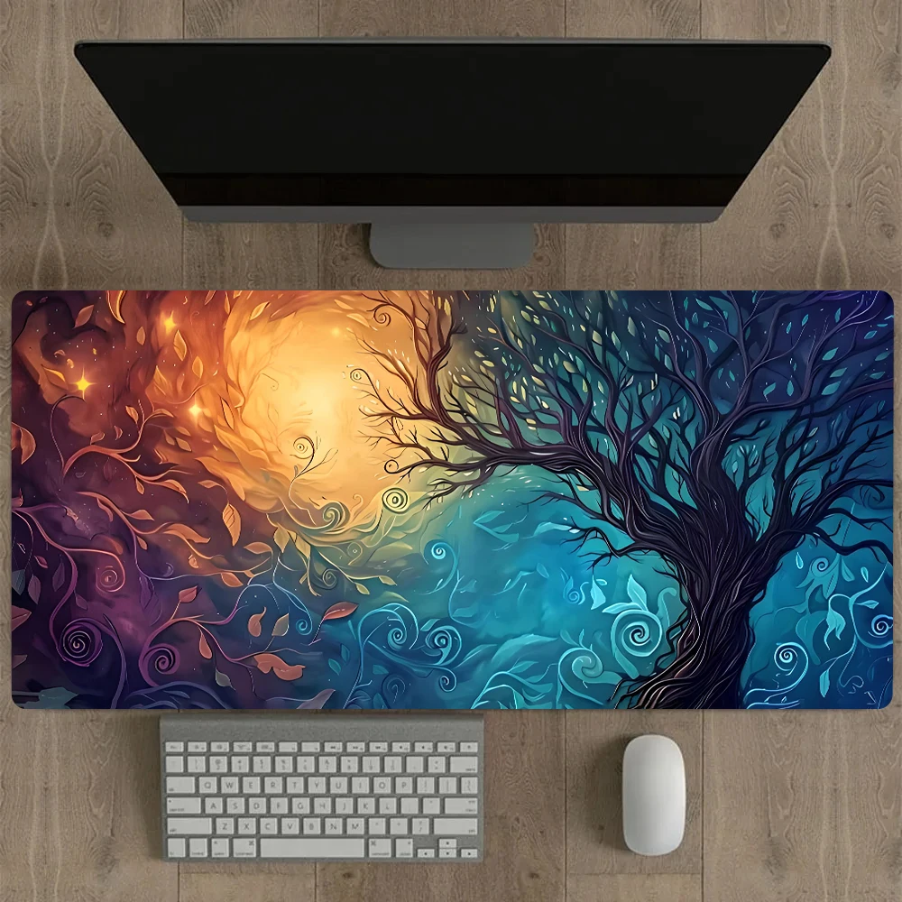 Super large mouse pad Tree of Life pattern rubber non-slip lock craft desk mat Keyboard expansion gaming mats office accessories
Super large mouse pad Tree of Life pattern rubber non-slip lock craft desk mat Keyboard expansion gaming mats office accessories