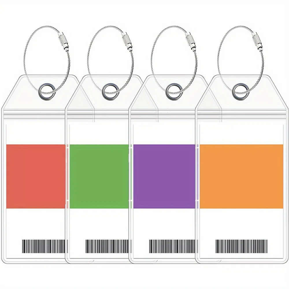 Waterproof Reusable Luggage Tag Portable Clear Keyring Card Sleeve Travel Luggage Tags Address Label Holder Travel Accessories
Waterproof Reusable Luggage Tag Portable Clear Keyring Card Sleeve Travel Luggage Tags Address Label Holder Travel Accessories