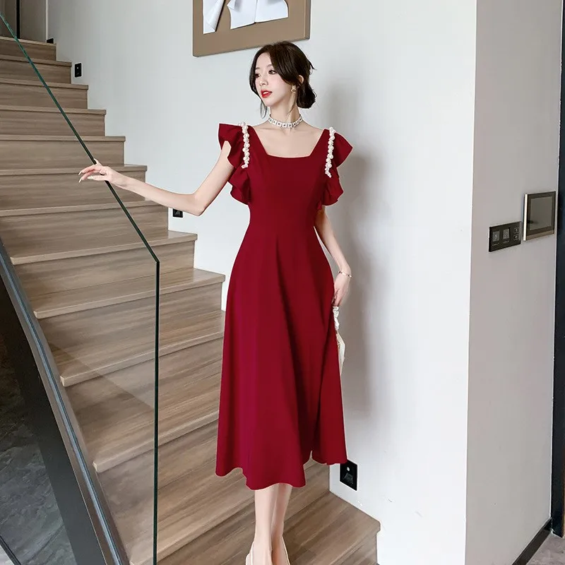 Ele Red Wedding Dr Skirt Cap Sve ature Evening Gown Commute Sle Polyester Nylon Cosite Fiber Slim Fit
Ele Red Wedding Dr Skirt Cap Sve ature Evening Gown Commute Sle Polyester Nylon Cosite Fiber Slim Fit