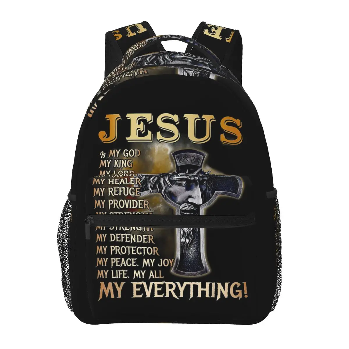 Jesus Biblical Backpacks Boys Girls Bookbag Students School Bags Cartoon Kids Rucksack Shoulder Bag Large Capacity
Jesus Biblical Backpacks Boys Girls Bookbag Students School Bags Cartoon Kids Rucksack Shoulder Bag Large Capacity
