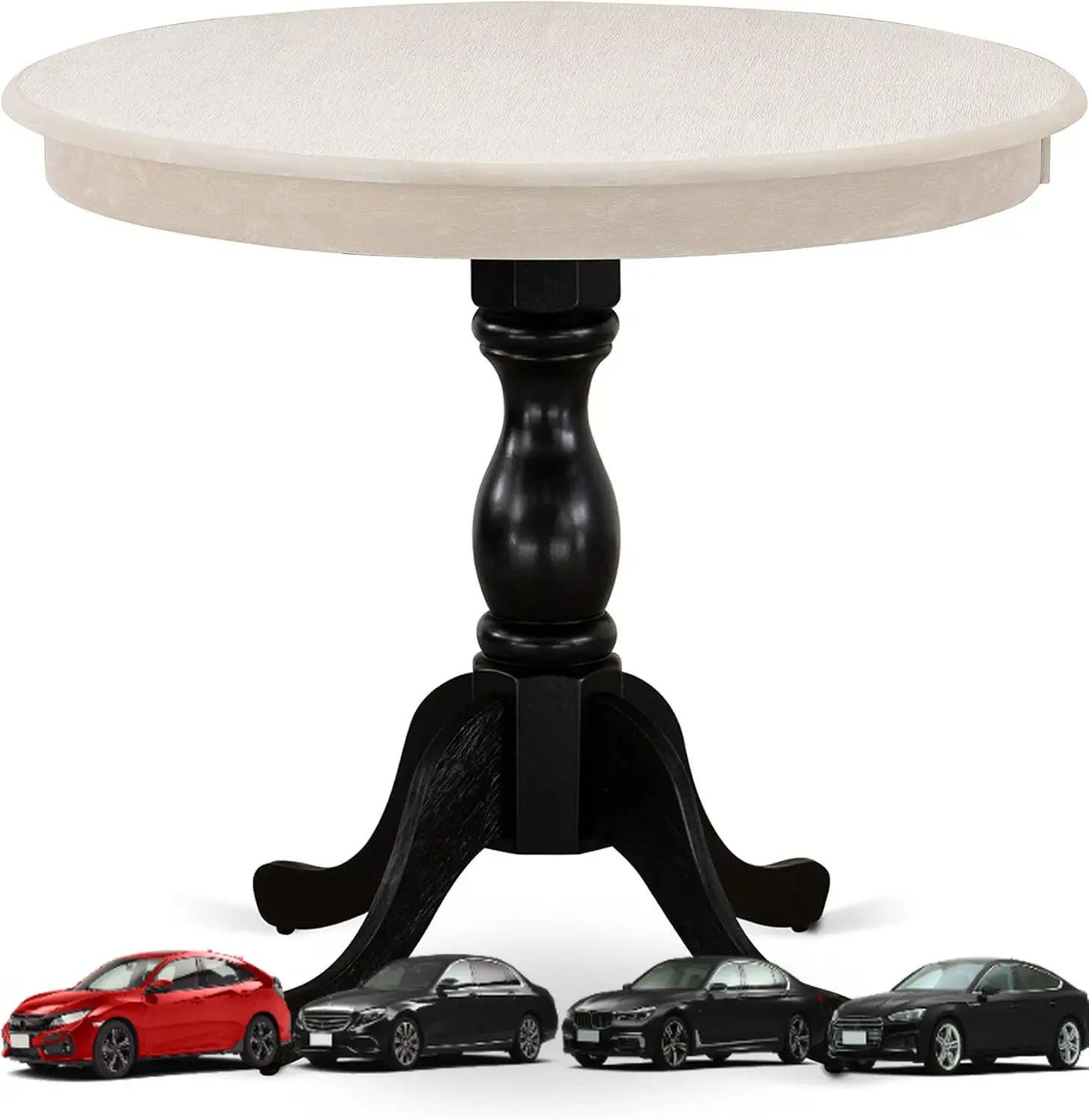 East West Furniture AMT-ACB-TP Антикварный обеденный стол — круглый кухонный стол с основанием на пьедестале, 36x36 дюймов, многоцветный
East West Furniture AMT-ACB-TP Антикварный обеденный стол — круглый кухонный стол с основанием на пьедестале, 36x36 дюймов, многоцветный