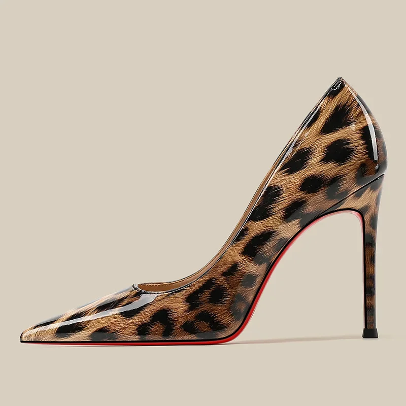 Spring New Leopard Pattern High Heels for Women with Thin Heels and Sexy Pointed Points, Shallow Lipstick Bottom Single Shoes
Spring New Leopard Pattern High Heels for Women with Thin Heels and Sexy Pointed Points, Shallow Lipstick Bottom Single Shoes