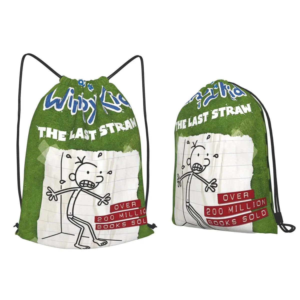 Diary Of A Wimpy Kid The Last Straw Cover Backpacks Fashion Drawstring Bags Storage Bag Book Bags for Travel Students
Diary Of A Wimpy Kid The Last Straw Cover Backpacks Fashion Drawstring Bags Storage Bag Book Bags for Travel Students
