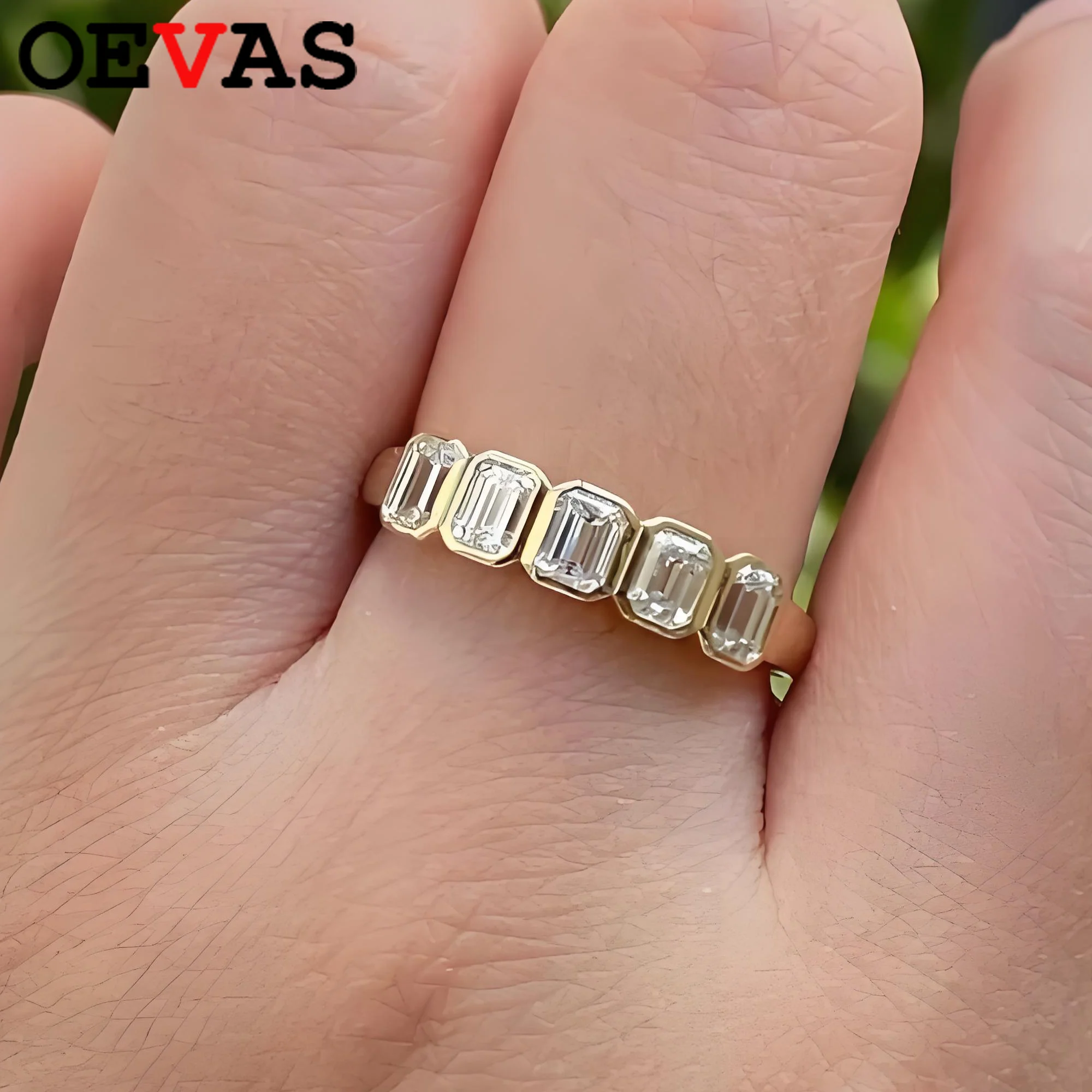 OEVAS D цвет VVS1 3x4 мм квадратное кольцо с муассанитом S925 серебро для женщин обручальное кольцо вечерние ювелирные изделия подарок
OEVAS D цвет VVS1 3x4 мм квадратное кольцо с муассанитом S925 серебро для женщин обручальное кольцо вечерние ювелирные изделия подарок