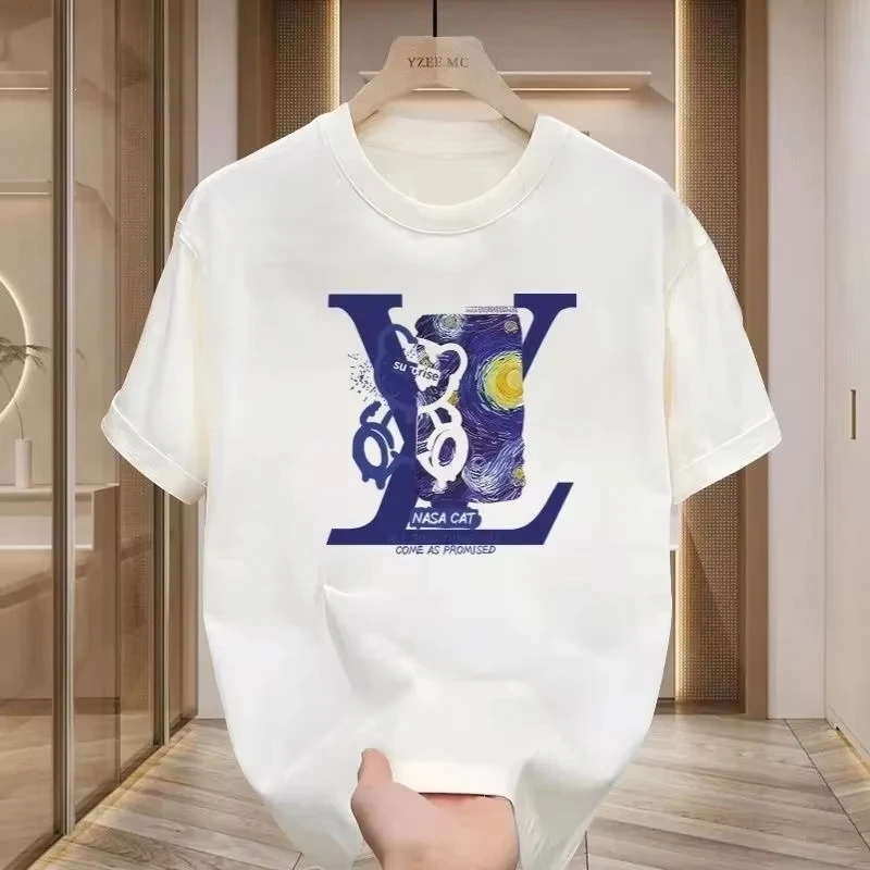 2026 New Trendy Brand Heavyweight Pure Cotton Men's Short-sleeved Round-neck Summer Fashion Loose-fitting Casual T-shirt
2026 New Trendy Brand Heavyweight Pure Cotton Men's Short-sleeved Round-neck Summer Fashion Loose-fitting Casual T-shirt