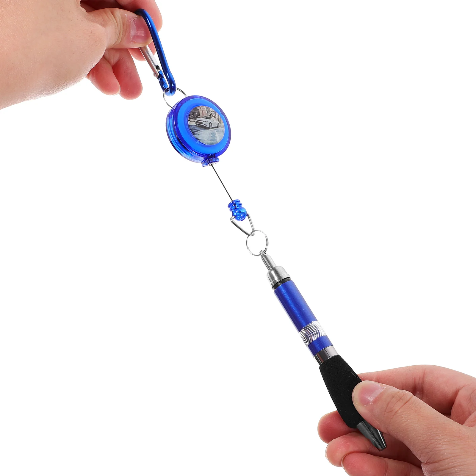 5Pcs Retractable Badge Reel Pen 3-in-1 Clip Carabiner Keychain Set Plastic Metal Mixed Colors Everyday Carry
5Pcs Retractable Badge Reel Pen 3-in-1 Clip Carabiner Keychain Set Plastic Metal Mixed Colors Everyday Carry