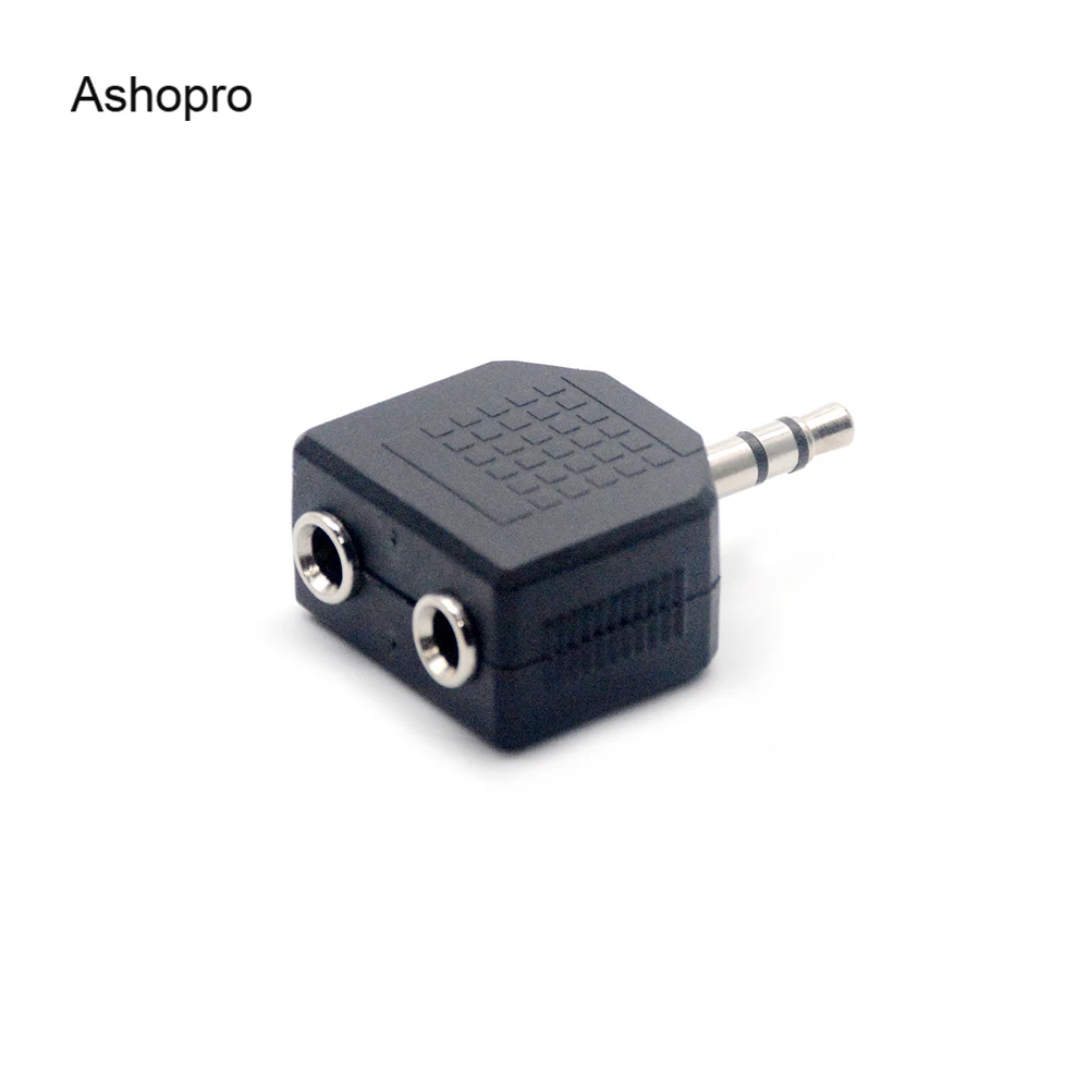 3.5mm 1 Male to 2 Female Dual Jack Splitter Audio Cable Adapter Aux Cable Earphone Headphone Jack for iPhone Samsung MP3 Player
3.5mm 1 Male to 2 Female Dual Jack Splitter Audio Cable Adapter Aux Cable Earphone Headphone Jack for iPhone Samsung MP3 Player