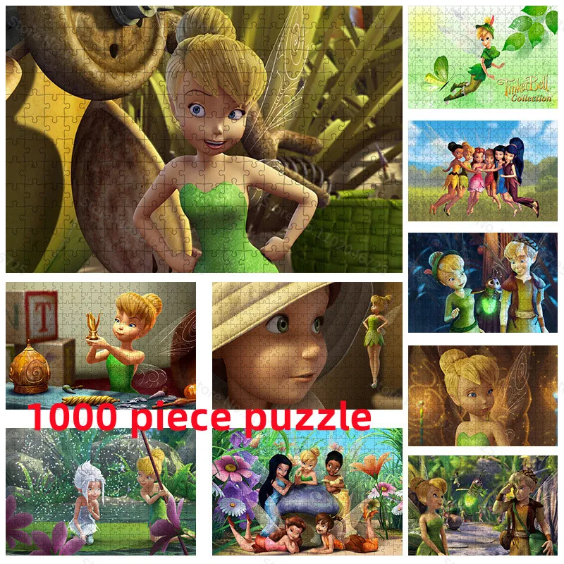 Игрушки-пазлы Tinkerbell Disney, 1000 шт., креативные Мультяшные головоломки с HD-печатью, игрушки-пазлы для обучения, коллекции, хобби 
Игрушки-пазлы Tinkerbell Disney, 1000 шт., креативные Мультяшные головоломки с HD-печатью, игрушки-пазлы для обучения, коллекции, хобби