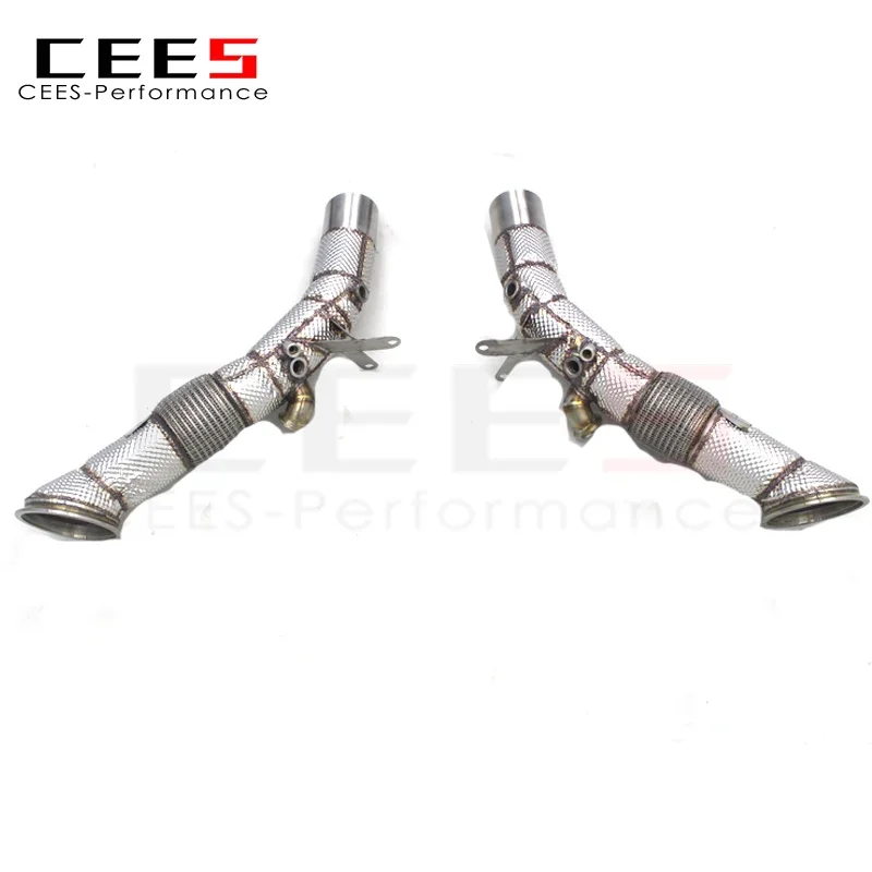 CEES High Performance Exhaust Downpipe For Ferrari SF90 3.9T V8 2019-2023 Stainless Steel Downpipe without catalyst Exhaust Pipe
CEES High Performance Exhaust Downpipe For Ferrari SF90 3.9T V8 2019-2023 Stainless Steel Downpipe without catalyst Exhaust Pipe