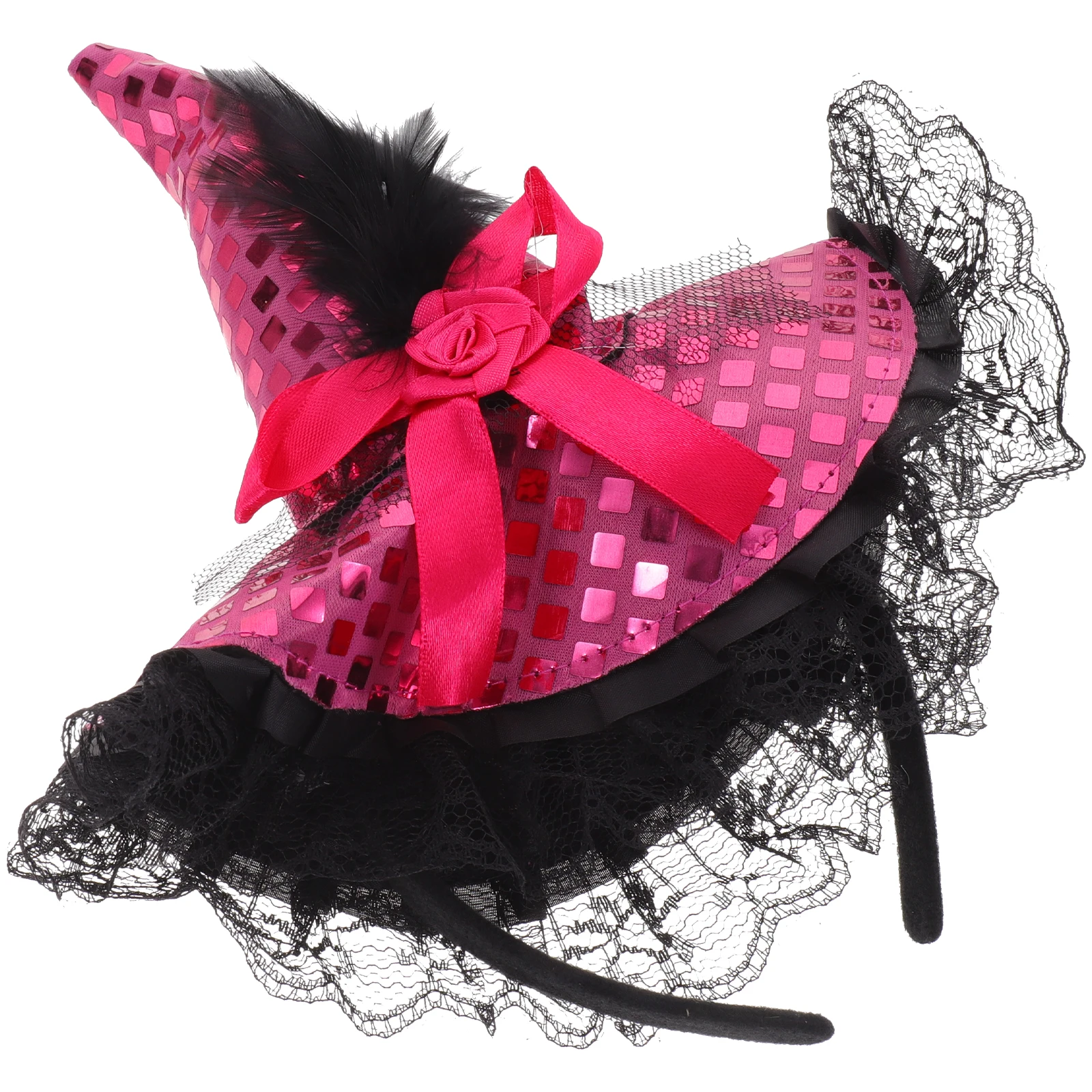 Black Witch Hat Headband Halloween Hair Band for Costume Party Dress Up Halloween Hair Accessories Witch Hat Headband
Black Witch Hat Headband Halloween Hair Band for Costume Party Dress Up Halloween Hair Accessories Witch Hat Headband